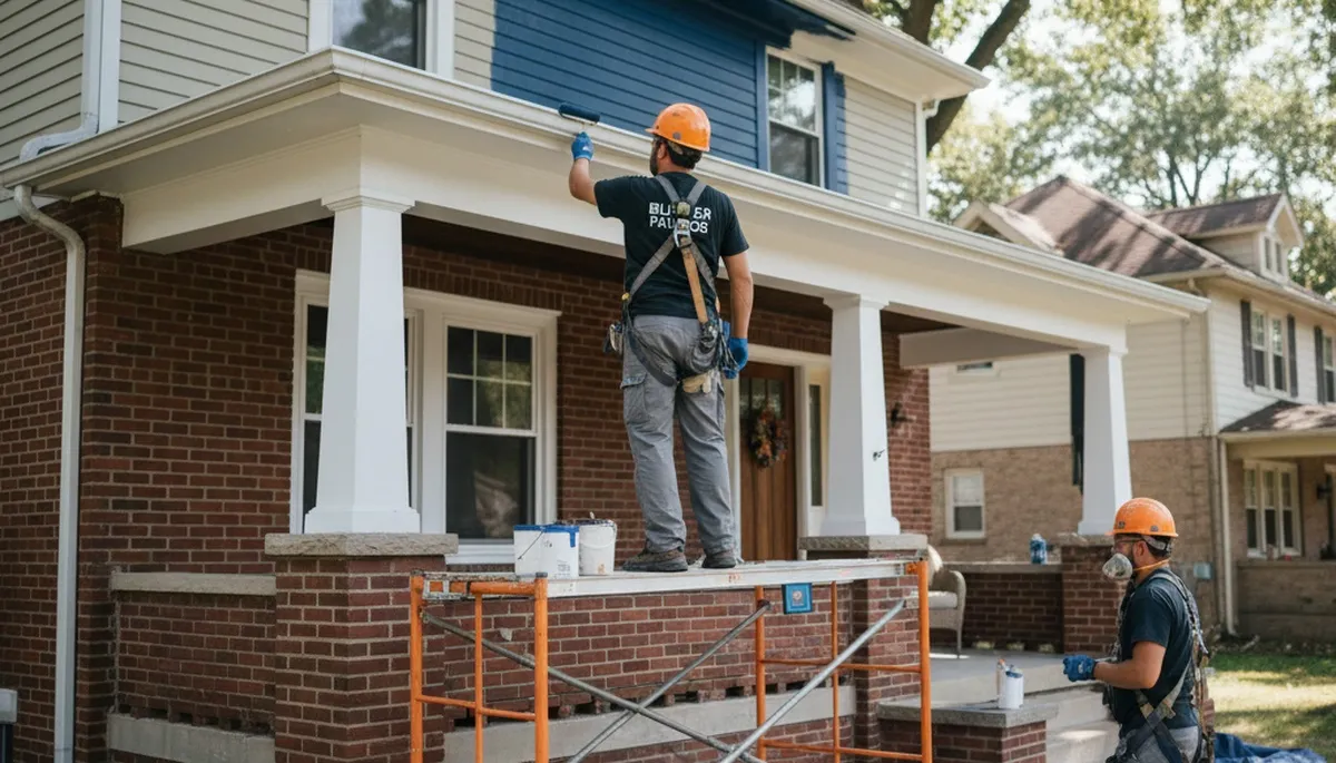 Milwaukee WI painting contractor crew providing professional interior and exterior painting services