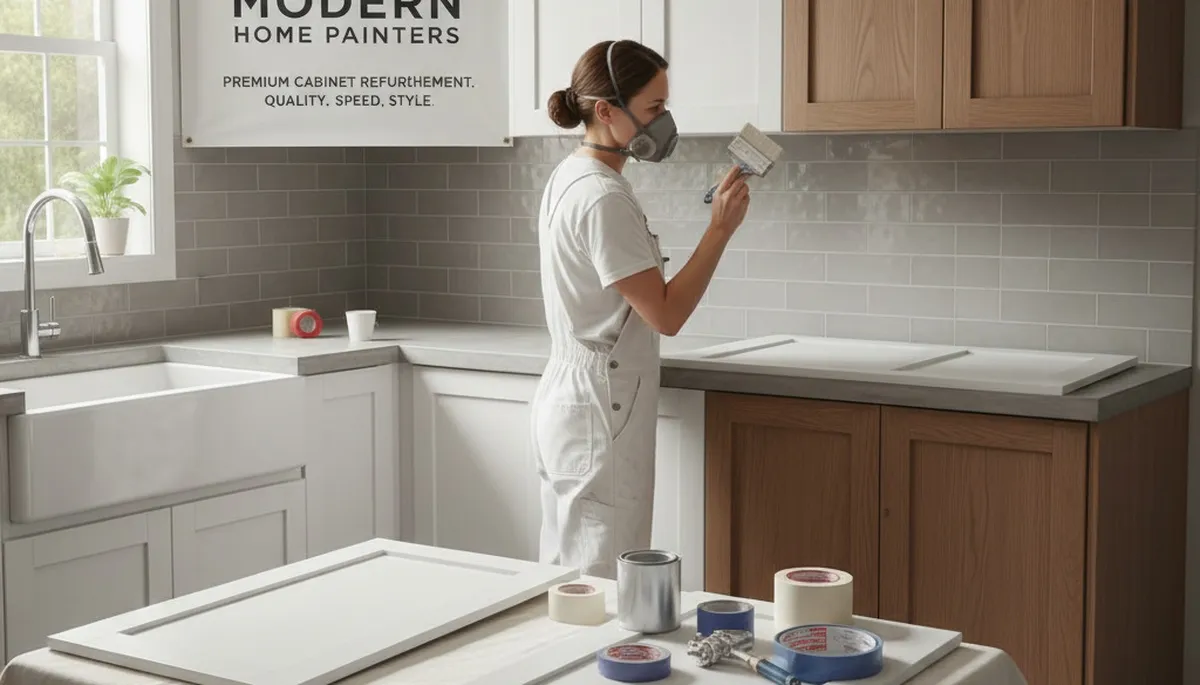 Cabinet painting service in Milwaukee, WI for durable, humidity-resistant kitchen finishes