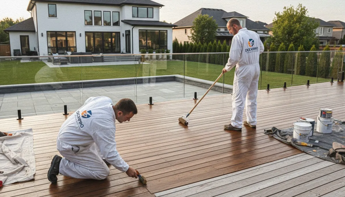 Milwaukee, WI deck painting service for durable weather-resistant finish and curb appeal