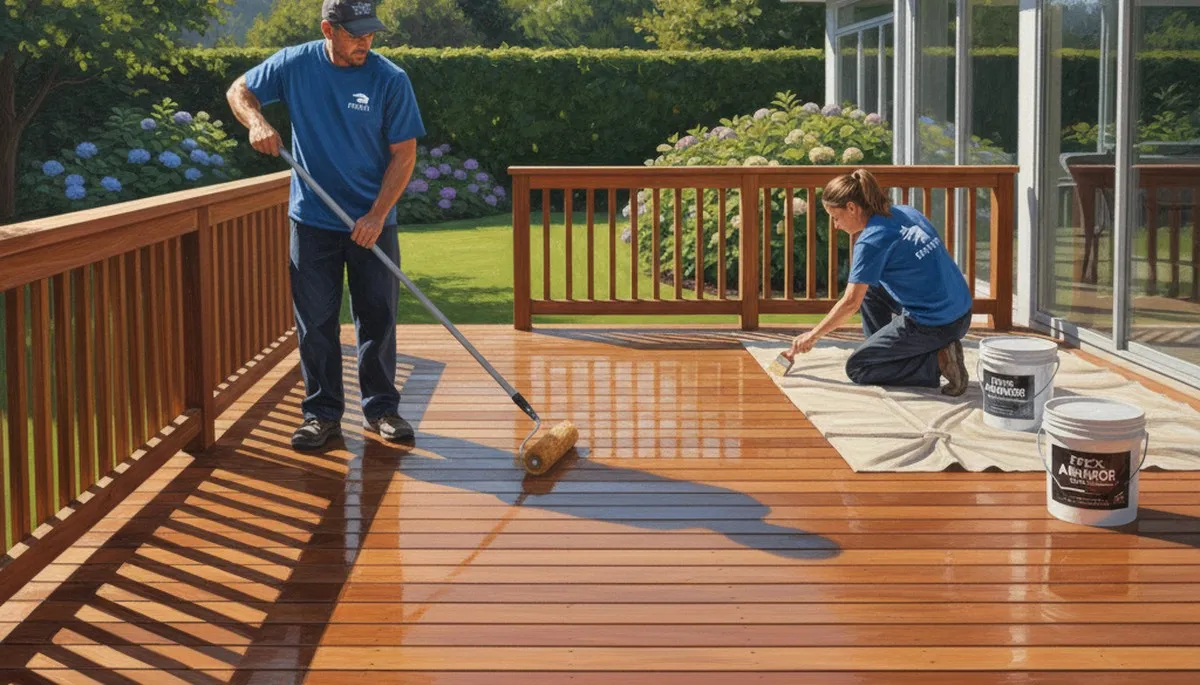 Milwaukee, WI deck sealing service by Milwaukee Paint Pros to protect wood from moisture and weather