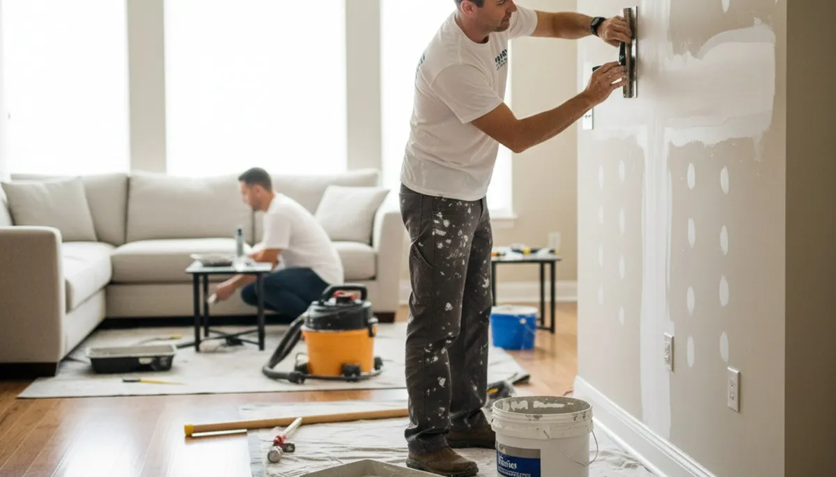 Milwaukee, WI drywall repair by Milwaukee Paint Pros for cracks, holes, and water damage