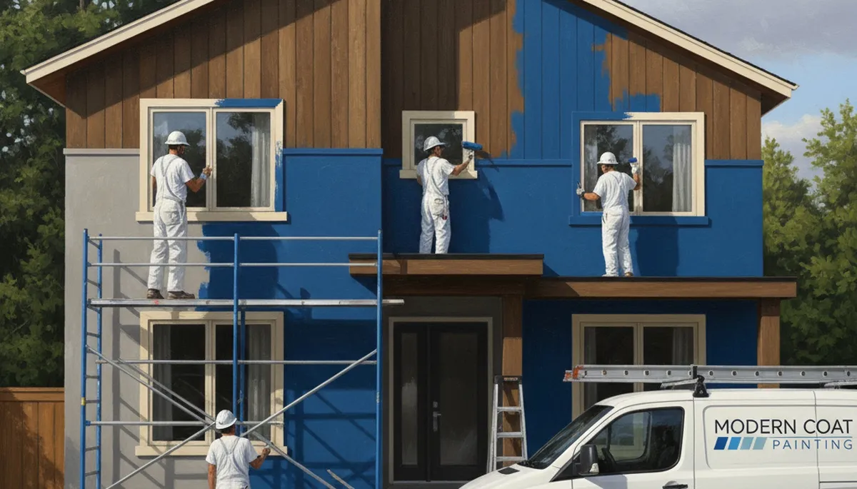 Milwaukee, WI exterior house painting by professional painters for weather protection