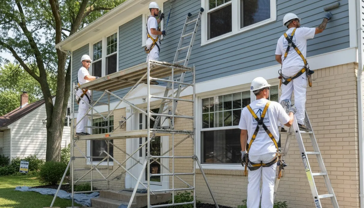Painting contractor in Milwaukee, WI providing professional interior and exterior home painting services