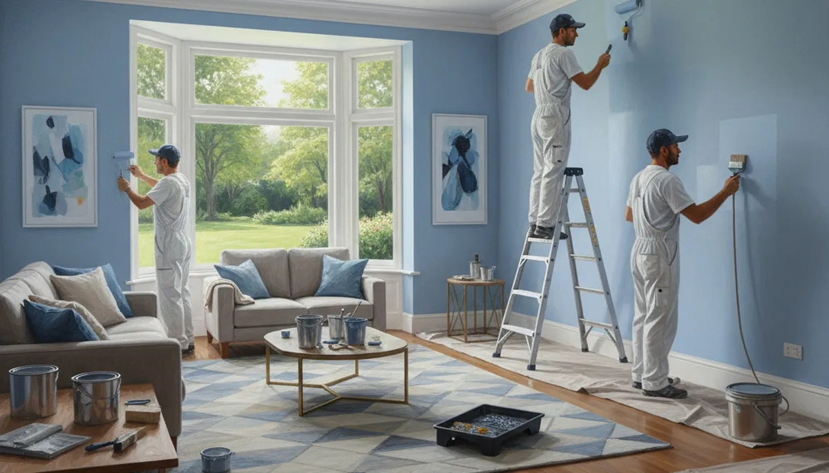 Milwaukee, WI interior house painting service by Milwaukee Paint Pros for smooth, lasting finishes