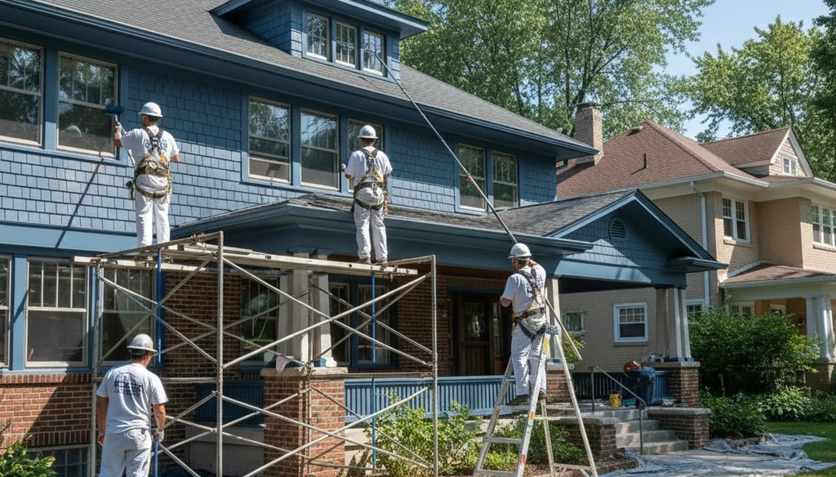 Painting crew serving Milwaukee, WI with professional interior and exterior house painting services
