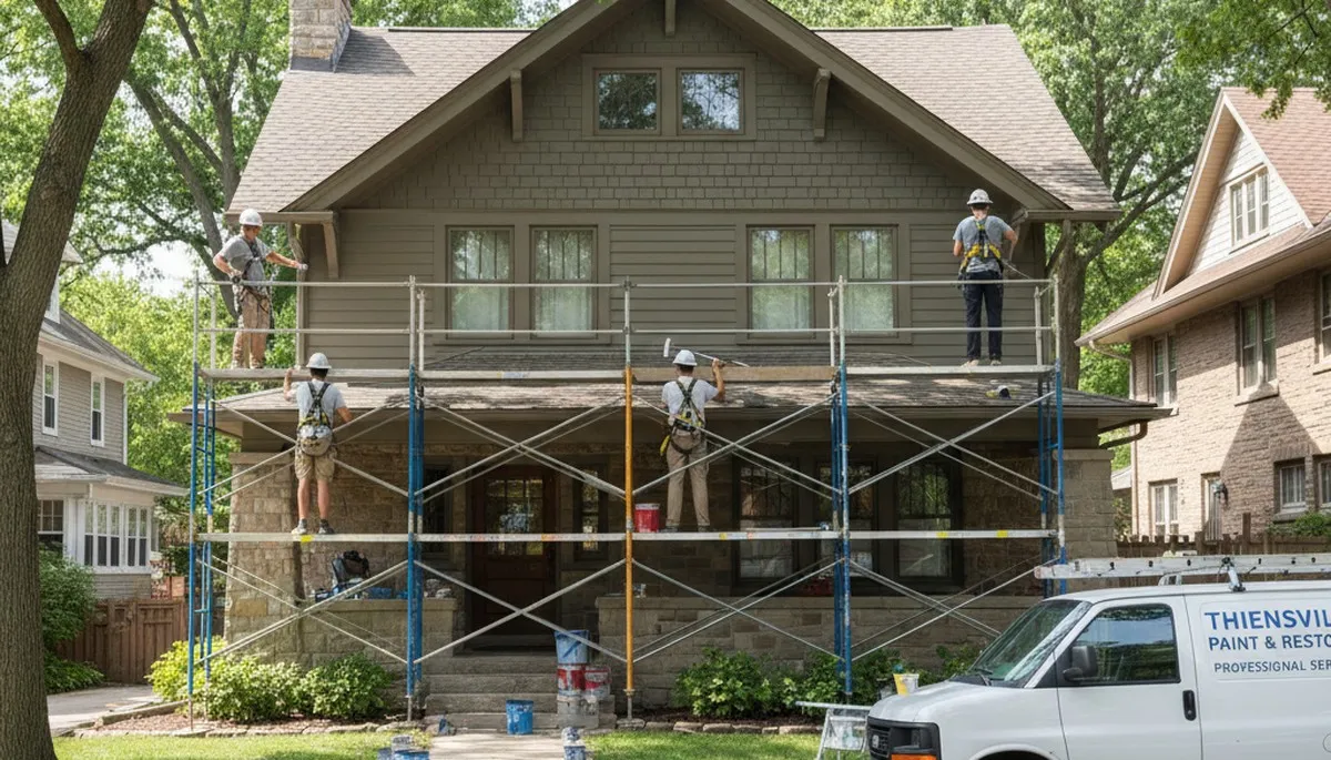 Painting crew in Milwaukee, WI providing professional interior and exterior painting services
